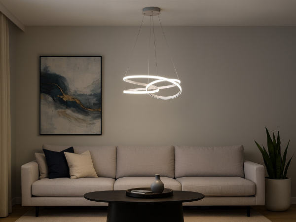 LED pendant light with remote control 90W - TA2307/W 1