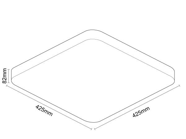 LED ceiling light OPAL + RC + VOICE CONTROL 48W - LC902S/SV 7