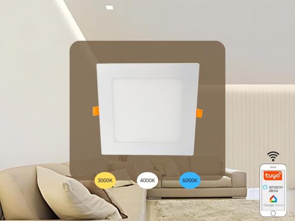 LED panel WIFI 12W / 3000K - 6500K / WH - LPL233W