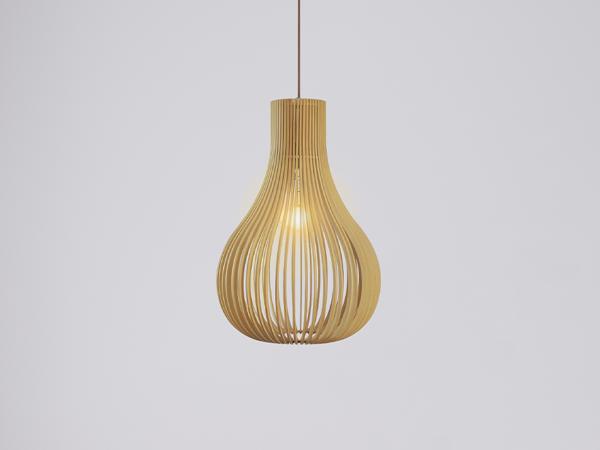 Light solid wood E27 / 310 - WRE081 1