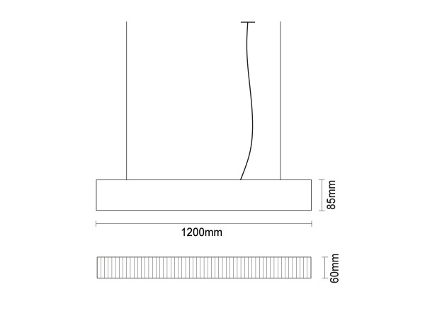 LED linear light 55W - LN70 7