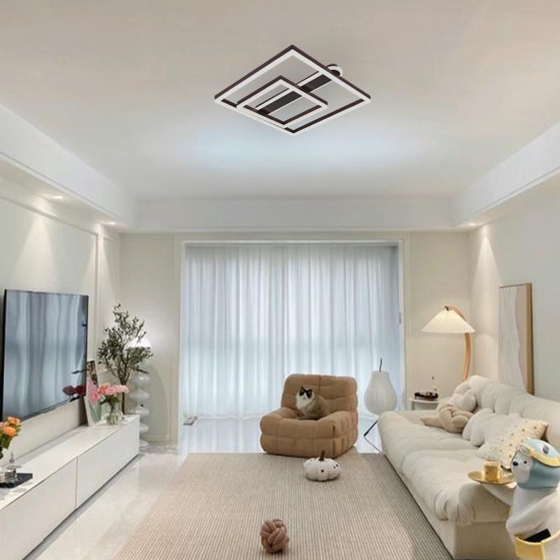 LED ceiling light with remote control 95W - J3367/BR
