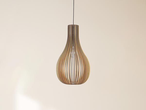 Light solid wood E27 / 310 - WRE091