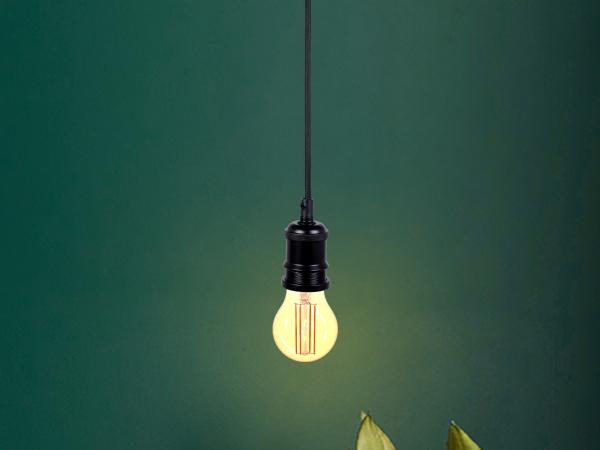 Hanging light E27 / 1m / black - BH602B 1