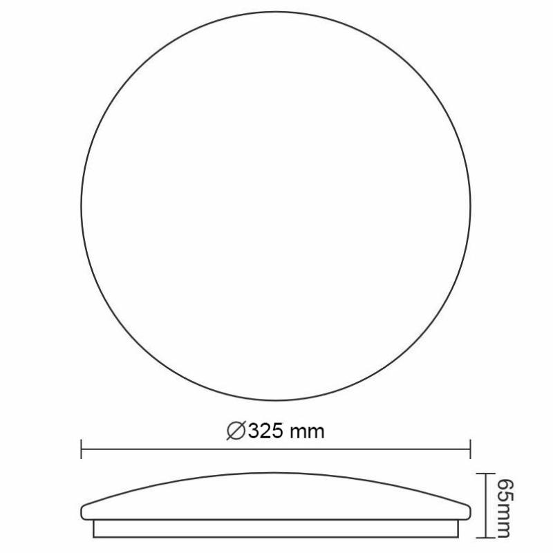 LED light OPAL 18W / IP44 / SMD / 4000K - LCL422S/44 2