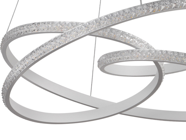 LED pendant light + remote control, 80W - J4389/W 7