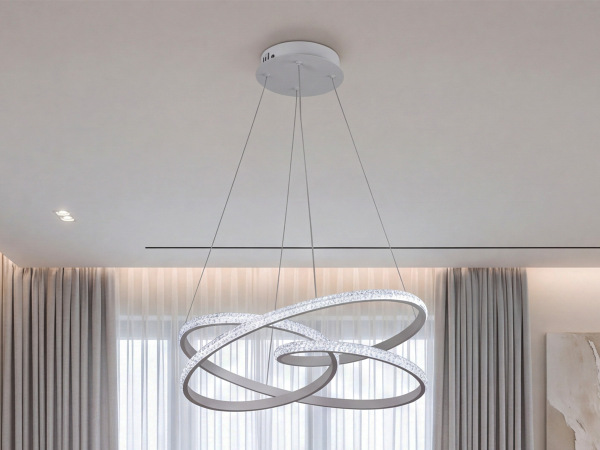 LED pendant light + remote control, 80W - J4389/W