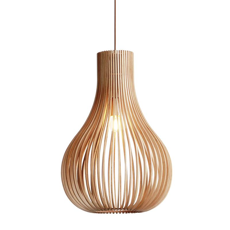 Light solid wood E27 / 380 - WRE082