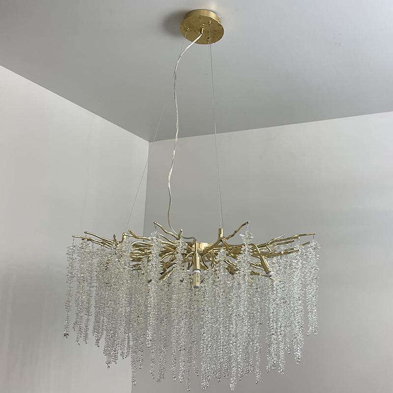 Luxurious crystal hanging chandelier 13 x G9 - CA021/800