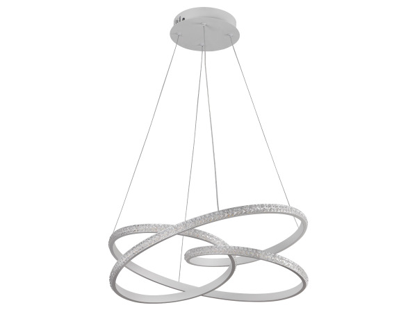 LED pendant light + remote control, 80W - J4389/W 2