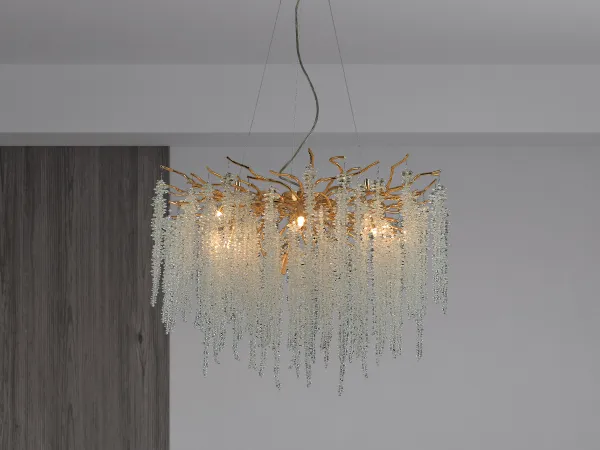 Luxurious crystal hanging chandelier 13 x G9 - CA021/800