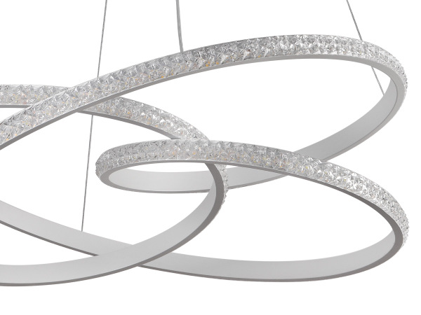 LED pendant light + remote control, 80W - J4389/W 6