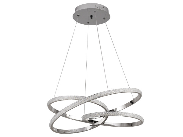 LED pendant light + remote control, 80W – J4389/CH 2