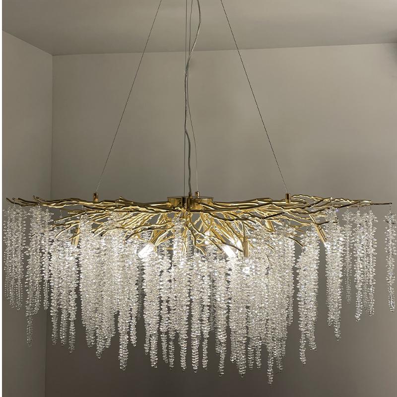 Luxurious crystal hanging chandelier 13 x G9 - CA021/1200L