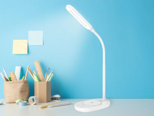 LED desk lamp OCTAVIA 7W dimming, wireless charging - DL4301/W 1