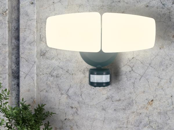 Outdoor Grey LED Spotlight with PIR Sensor 24W/3000K/4000K/6000K - LFX225 3