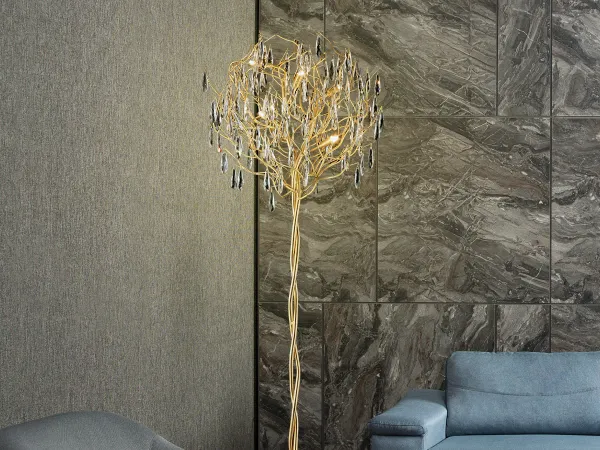 Crystal floor lamp 5 x G9 - CA061/F 1