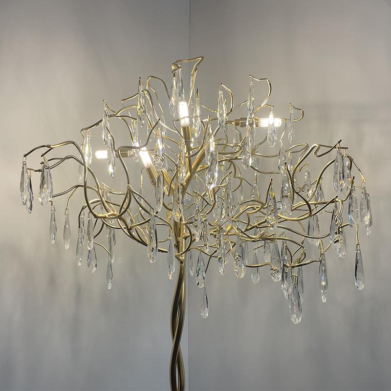 Crystal floor lamp 5 x G9 - CA061/F