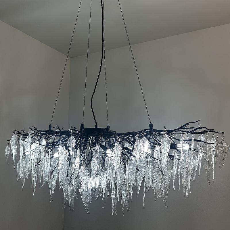 Luxurious crystal hanging chandelier 15 x G9 - CA043/1200L