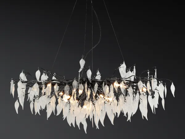 Luxurious crystal hanging chandelier 15 x G9 - CA043/1200L