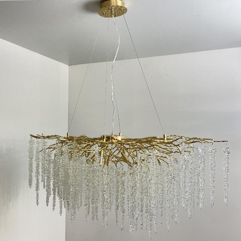 Luxurious crystal hanging chandelier 13 x G9 - CA021/1200L