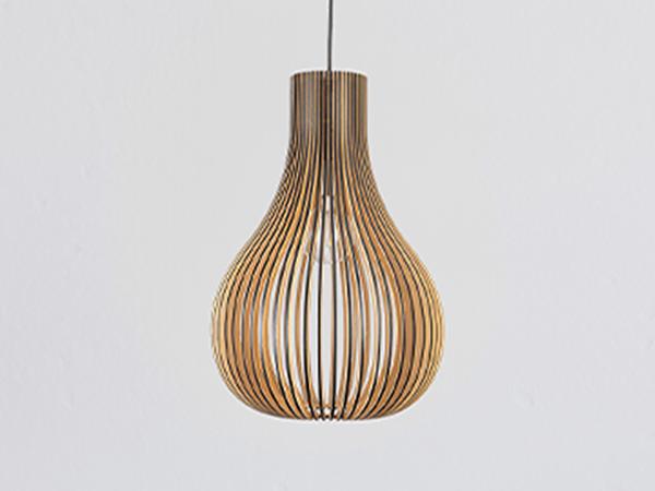 Light solid wood E27 / 380 - WRE092