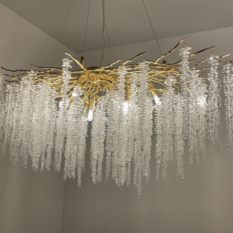 Luxurious crystal hanging chandelier 13 x G9 - CA021/1200L