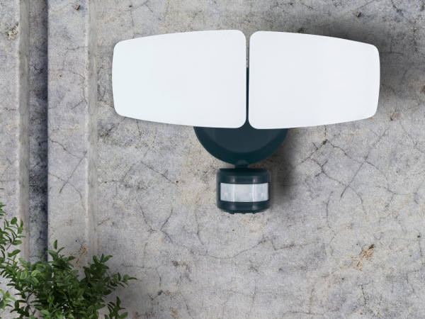 Outdoor Grey LED Spotlight with PIR Sensor 24W/3000K/4000K/6000K - LFX225