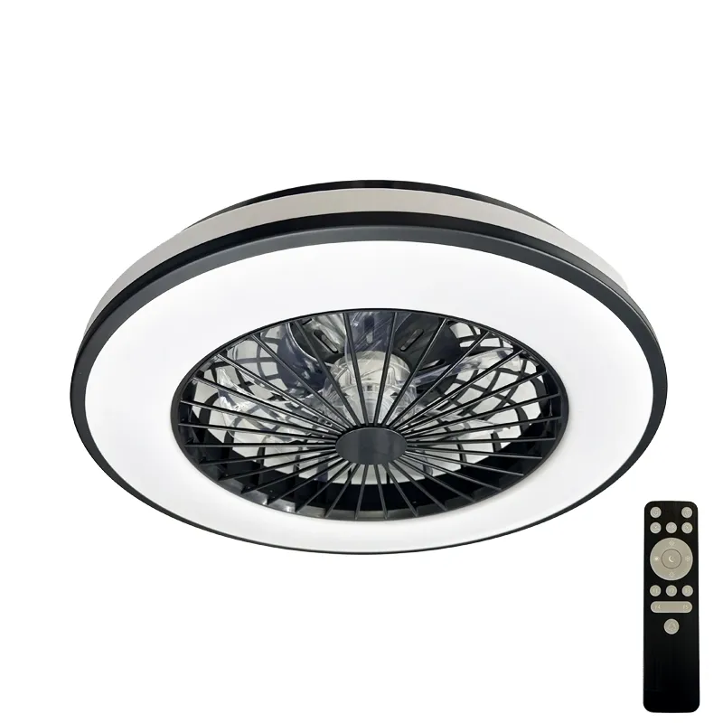 LED light OPAL + ceillings fan + remote control 48W - LCL6346 2