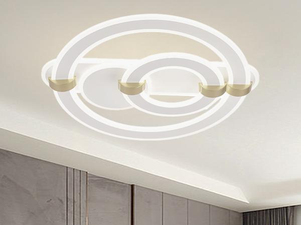 LED ceiling light with remote control 120W - J3341/W