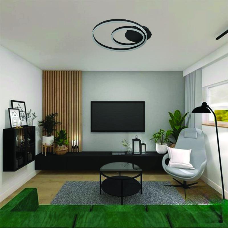 LED ceiling light with remote control 55W - J3359/B