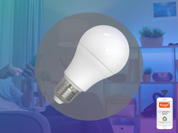 LED bulb WIFI 9W - A60 / E27 / CCT + RGB - ZLS532W