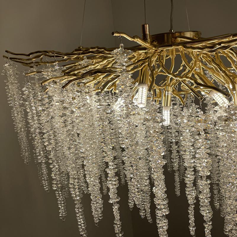 Luxurious crystal hanging chandelier 13 x G9 - CA021/1200L