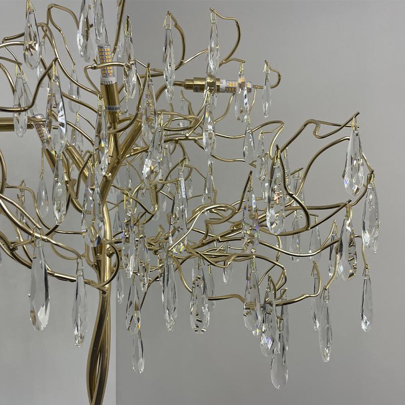 Crystal floor lamp 5 x G9 - CA061/F