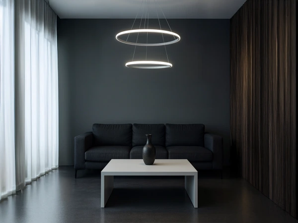 LED pendant light with remote control 55W - TB2301/W 1