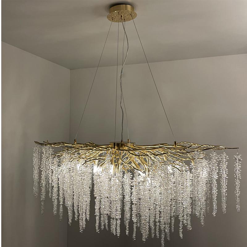 Luxurious crystal hanging chandelier 13 x G9 - CA021/1200L