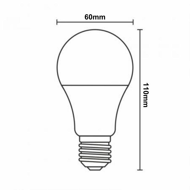 LED bulb WIFI 9W - A60 / E27 / CCT + RGB - ZLS532W