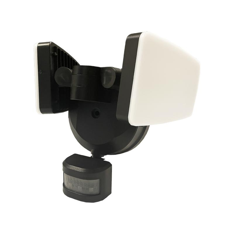 Outdoor black LED spotlight with PIR sensor 24W/3000K/4000K/6000K - LFX025 9