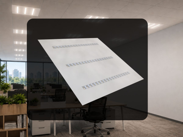 LED ceiling panel UGR 36W / 595x595 / SMD / 4000K / WH / UGR16 - PL122