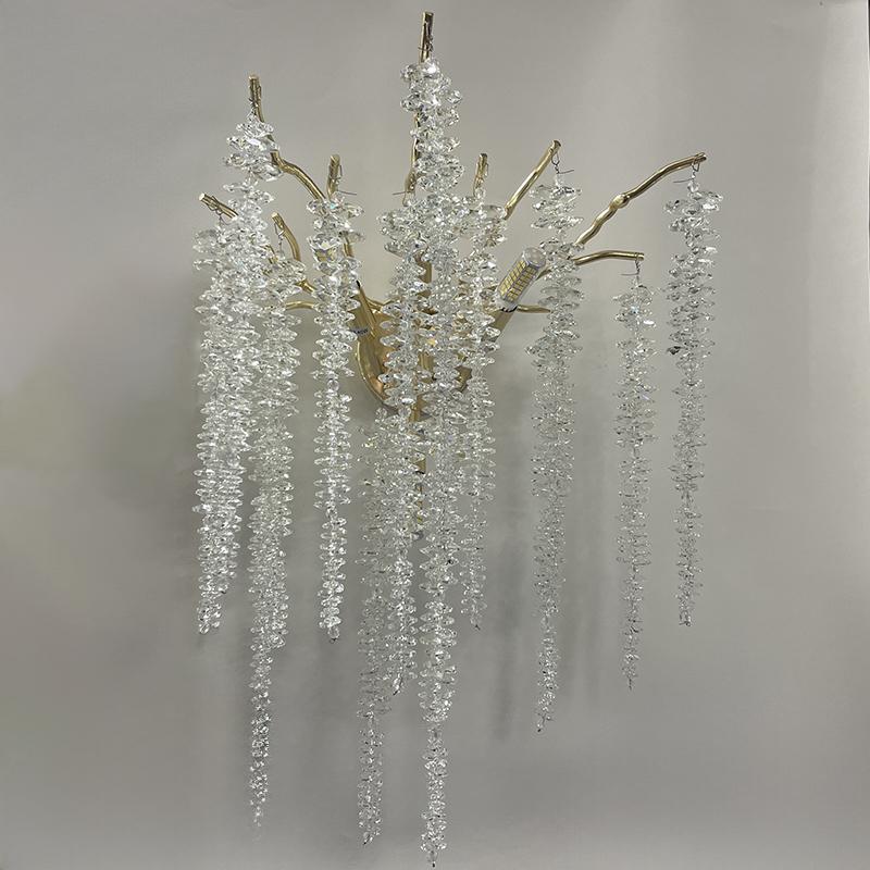 Luxurious wall crystal light 3 x G9 - CA021/W