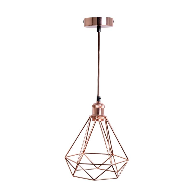 Copper metal hanging light 1 x E27 - ME0310
