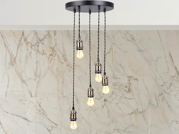 Hanging light E27 / 1m / bronze - BH6652TB-B 1