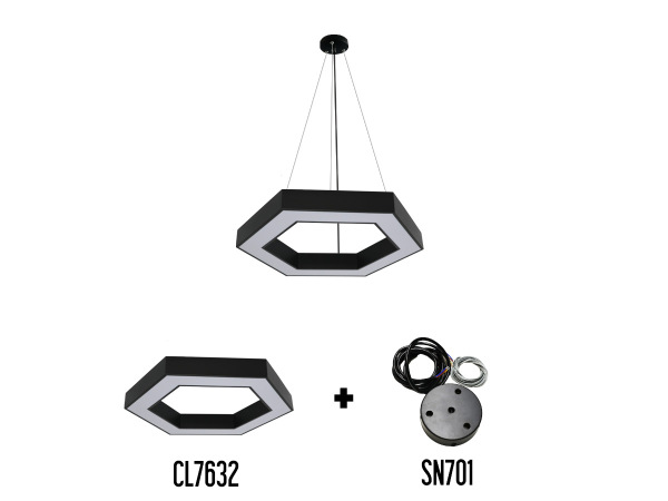 LED ceiling light 70W - CL7632 5