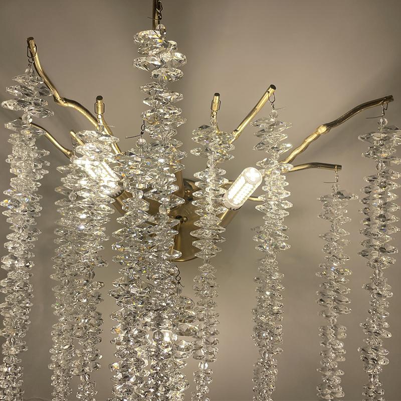 Luxurious wall crystal light 3 x G9 - CA021/W