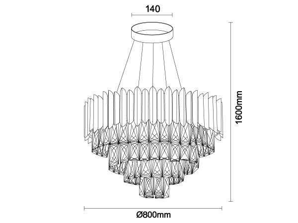 CARLOS hanging light 800 - N2303 6