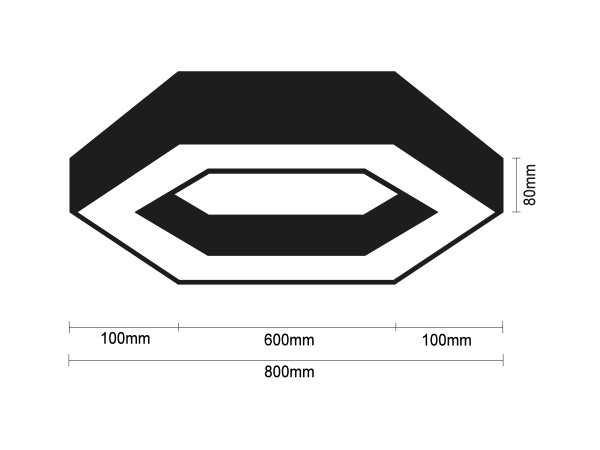 LED ceiling light 70W - CL7632 7