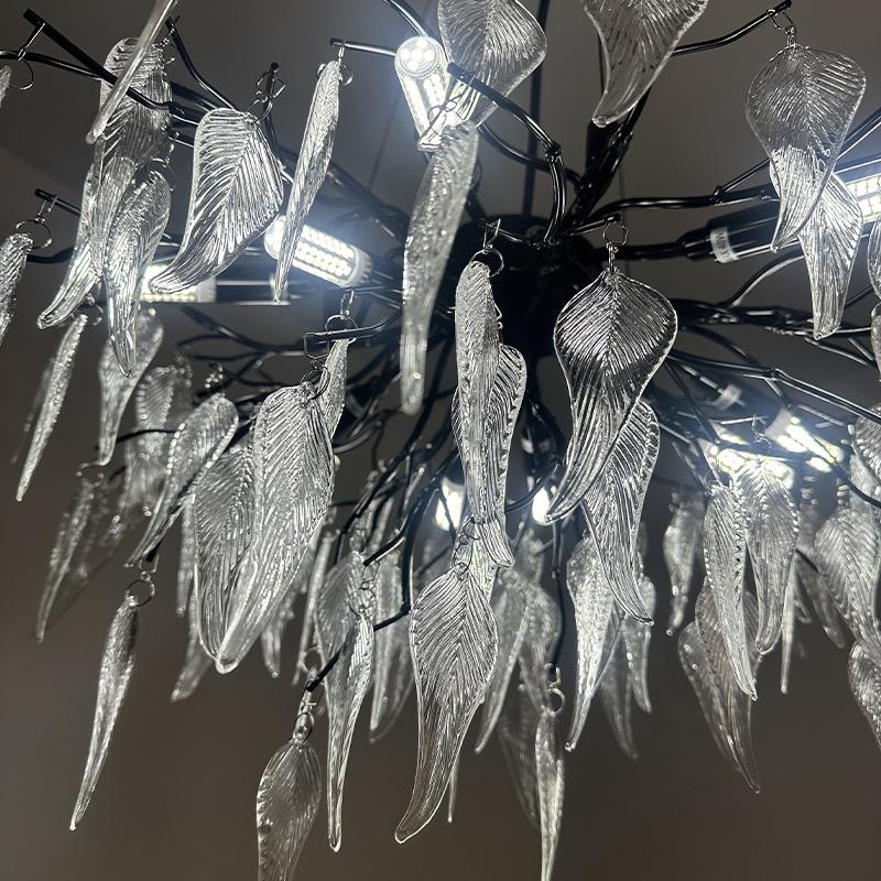 Luxurious crystal hanging chandelier 10 x G9 - CA043/600