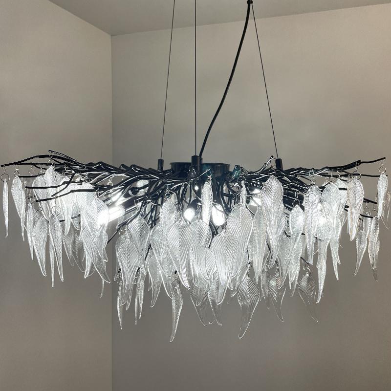 Luxurious crystal hanging chandelier 12 x G9 - CA043/800