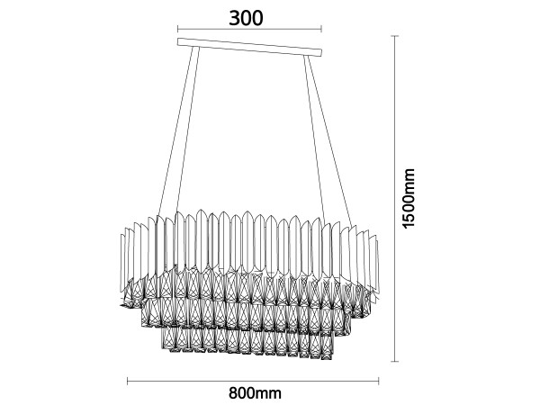CARLOS hanging light 300 - N2304 6