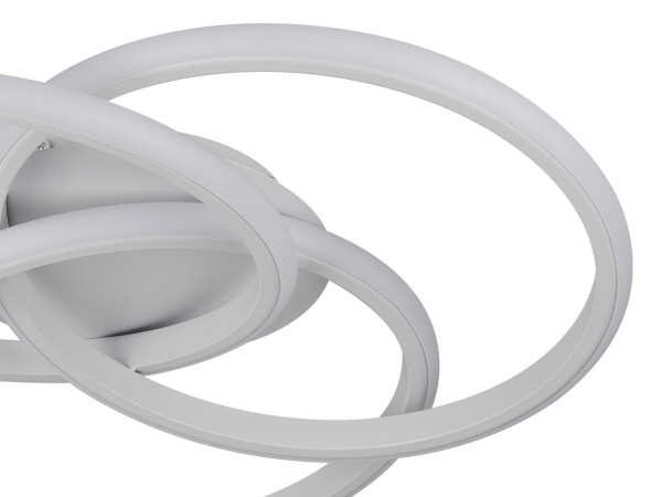 LED ceiling light + remote control, 55W – J3375/W 7